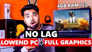 PUBG Mobile on LOW End PC  4 GB RAM 😍 NO LAG  Full Graphics  Best Method [upl. by Gleason]