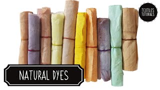 How To Make Natural Dyes  Textiles Techniques [upl. by Hewett]