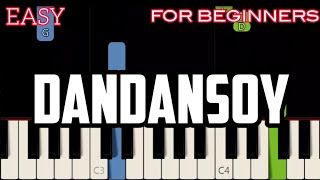 DANDANSOY  SLOW amp EASY PIANO TUTORIAL [upl. by Atirres]