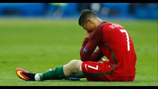 Cristiano Ronaldo Injury vs France  Full Match Highlights 1 0 [upl. by Haimarej]