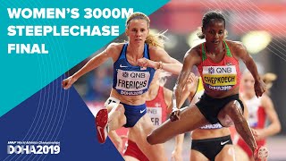 Womens 3000m Steeplechase Final  World Athletics Championships Doha 2019 [upl. by Rainer]