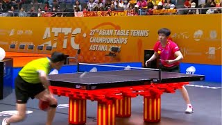 Wang Chuqin vs Kao ChengJui  MT Final  2024 Asian Championship [upl. by Tjaden]