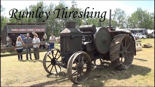 Rumley 2545 Threshing [upl. by Suilmann]