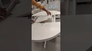 Extendable Dining Table from IKEA Store Space Saving Furniture Ideas for Home interiordesign [upl. by Duggan]