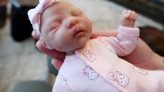 My First Full Body Silicone Reborn Baby Doll Box Opening  Emotional [upl. by Child]