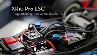 XR10PRO ESC Programming Features Explained [upl. by Daniyal714]