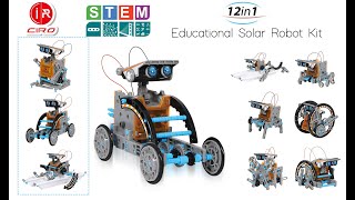 12 in 1 Solar Robot Creation Kit [upl. by Enitsrik]