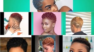 Mitindo ya kunyoa na kupaka rangi nywele fupi kwa wadada na Wanawake 2020  short haircut styles [upl. by Esnohpla]