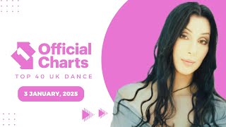 UK Top 40 Dance Singles Chart  3 January 2025 [upl. by Hersh]