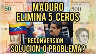 RECONVERSIÓN MONETARIA EN VENEZUELA [upl. by Sid]