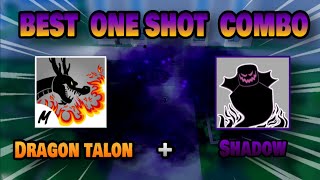 Shadow is Unescapable  Shadow  Dragon talon in Blox fruit Bounty hunting [upl. by Yusem]