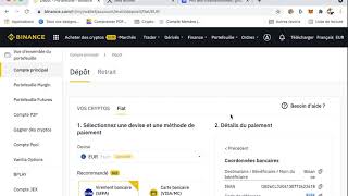Comment déposer ses premiers Euros sur son compte Binance [upl. by Juliann691]