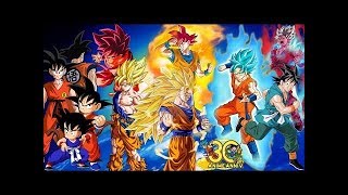 Tutte le trasformazioni di Goku in assoluto [upl. by Charla]