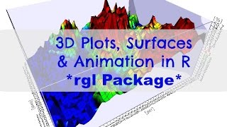 3D R  Creating 3D Plots and Animations in R using rgl Package [upl. by Oregolac]