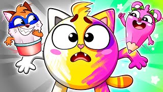 Find My Colour  Funny Drawing Pencils 🌈 Funny Kids Songs 🐱🐨🐰🦁 And Nursery Rhymes by Baby Zoo [upl. by Haland150]