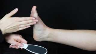 Pedicure Techniques  Using a Foot File [upl. by Monaco]