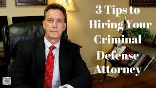 How To Choose a Criminal Defense Attorney  3 Factors to Consider [upl. by Leacim]