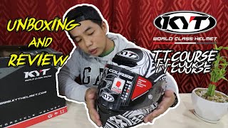 UNBOXING amp REVIEW KYT TTCOURSE WARU [upl. by Berlinda]