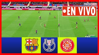 🔴 EN VIVO  Barcelona vs Atlético Madrid ⚽ Copa del Rey 2425  Semifinal  Partido Hoy Simulación [upl. by Aridnere365]