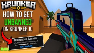 How to get Unbanned in KrunkerIO WORKING [upl. by Cartwell]