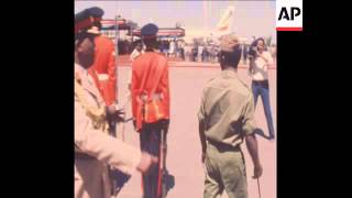 SYND 3 12 80 VISIT TO NAIROBI BY ETHIOPIAN LEADER MENGISTU MARIAM [upl. by Jessi820]