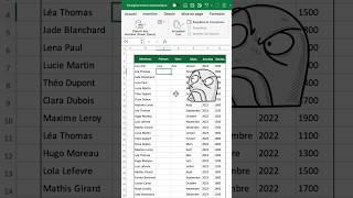 Séparer les données dun tableau dans Excel Tutoriel facile exceltutorial spreadsheet exceltips [upl. by Melc51]