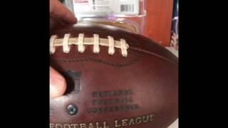 Wilson Leather NFL football and prep kit Review [upl. by Iraj]