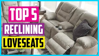 ✅Top 5 Best Reclining Loveseats 2022 Reviews [upl. by Dorcea]