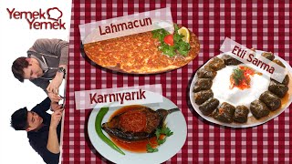 Yabancılar Türk Yemeklerini Denerse Sarma Lahmacun Karnıyarık [upl. by Corrinne]