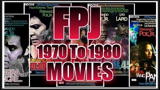 FERNANDO POE JR  FPJ  1970 to 1980 Movies [upl. by Jewell587]