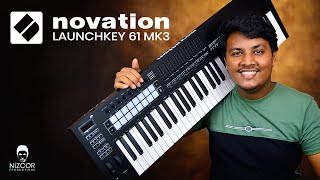 Novation Launchkey 61 MK3  Unboxing amp Review  NizCorProductions [upl. by Nylaehs]