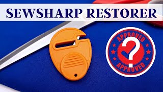 Can you sharpen fabric scissors at home Fiskars SewSharp Restorer  review [upl. by Haret]