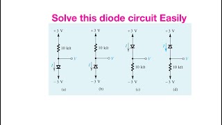 42 For the circuits shown in Fig P42 using ideal diodes find the values of the voltages and cur [upl. by Welton749]