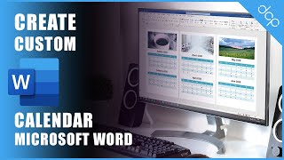 How to Make a Custom Calendar in Word [upl. by Eelik741]