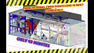 How to model from Pointcloud in Revit [upl. by Novehs799]