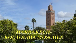 Marokko  Marrakech  Koutoubia Moschee [upl. by Zolner]