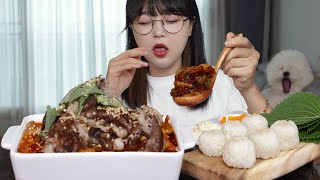 차돌박이듬뿍 얹은 매운 국물닭발 먹방🔥chicken feet with beef brisket Mukbang Asmr [upl. by Niwrehs275]