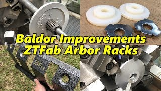 SNS 304 Part 2 Baldor Buffer Improvements ZTFab Milling Arbor Racks [upl. by Fe]