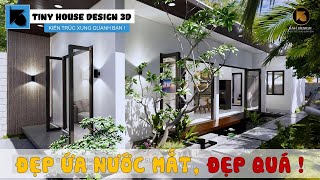 🆗 TÔI chưa từng thấy căn NHÀ VƯỜN NÀO ĐƠN GIẢN MÀ ĐẸP THẾ NÀY  Tiny House design [upl. by Burr]