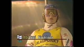 Toni Nieminen  Trondheim World Cup Ski Jumping 19911992 [upl. by Adali]