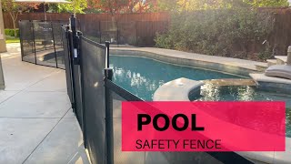 Pool Safety Fence  DIY [upl. by Entsirhc294]