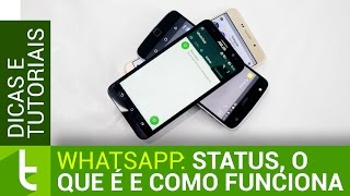 Status no WhatsApp o que é e como usar  Tutorial do TudoCelular [upl. by Pisano]