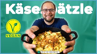 Vegane Käsespätzle  So gehen Spätzle ohne Ei [upl. by Motch]