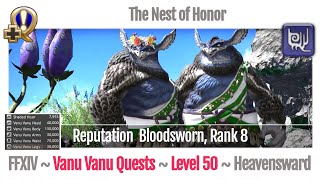 FFXIV The Nest of Honor Beast Tribe Vanu Vanu Rank 8 Vanu Armor  Heavensward [upl. by Eelir]