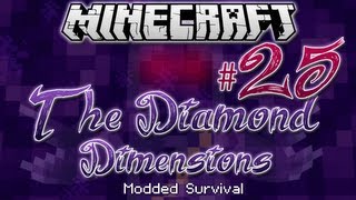 quotPORTAL PROBLEMSquot  Diamond Dimensions Modded Survival 25  Minecraft [upl. by Ark]