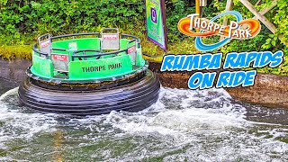 Rumba Rapids On Ride at Thorpe Park 2021 4K [upl. by Lomaj]