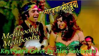 Mehbooba Mehbooba l Sholay 1975 l Helen Item song l Keyboard Instrumental by Alex Saldanha [upl. by Coltin]