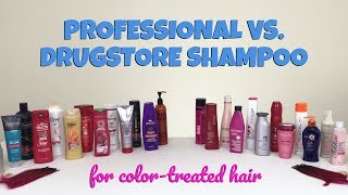 Professional vs Drugstore The Best Shampoo for ColorTreated Hair 22 Brands Tested [upl. by Meehan]