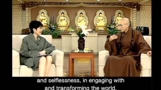 Is Buddhism theistic or nontheistic GDD877 Master ShengYen [upl. by Fronia790]