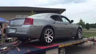 Dodge Charger 35 V6 Dyno Pulls Flow Master Super 44s [upl. by Maidie]